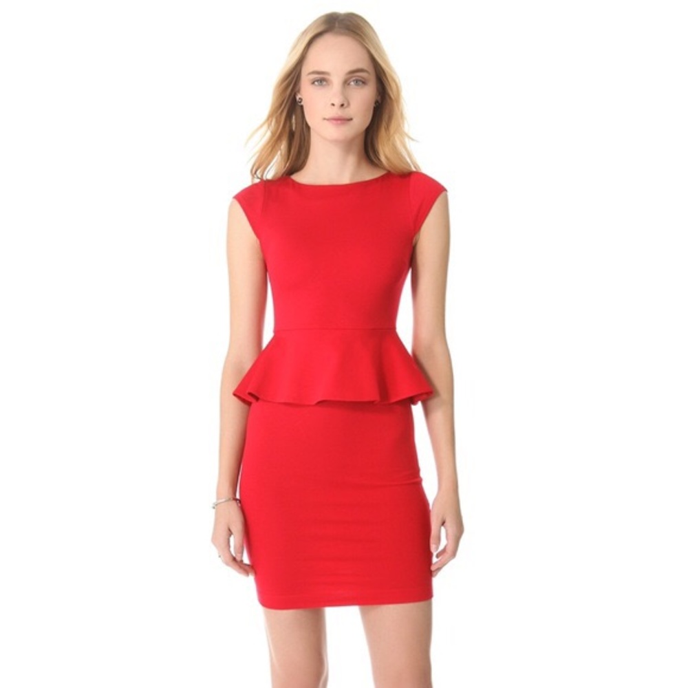 Alice + Olivia peplum dress